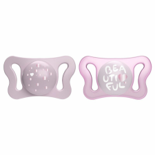 Chicco Physio Forma® Micro 0-2 hó minicumi 2 db - rózsaszín cumi