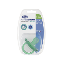 Chicco Physio puha csupa szilikon cumi 6-16m Szín: zöld cumi