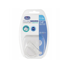 Chicco Physio Soft csupa szilikon cumi 0-6m Szín: áttetsző cumi