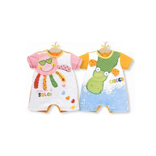 Chicco Rövidujjú fehér-kék body, 86-os kombidressz, body