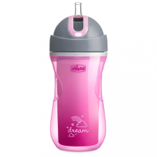 Chicco Sport termo bögre szívószállal 266 ml rózsaszín 14m+ babaétkészlet