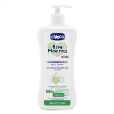 Chicco Tusfürdő gél 500 ml - Kids mandula és őszibarack kivonattal babafürdető, babasampon