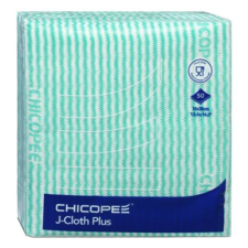 Chicopee Törlőkendő CHICOPEE J-Cloth Plus konyhai eldobható 34 x 36 cm zöld 50 db/csomag tisztító- és takarítószer, higiénia