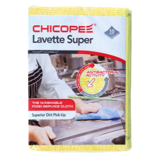 Chicopee Törlőkendő CHICOPEE Lavette Super konyhai mosható 51 x 36 cm sárga 10 db/csomag tisztító- és takarítószer, higiénia
