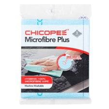 Chicopee Törlőkendő CHICOPEE Mircofibre Plus mikroszálas mosható 34 x 40 cm kék 5 db/csomag tisztító- és takarítószer, higiénia