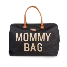 Childhome Mommy Bag Black Gold pelenkázótáska
