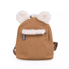 Childhome My First Bag gyermek hátizsák –Teddy Camel babasapka, sál