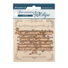  Chipboard cm 14x14 - Vintage Library letters