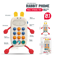 Chipolino 8az1-ben zsinorós készségfejlesztő játék, telefon kreatív és készségfejlesztő