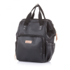  Chipolino babakocsira rögzíthető hátizsák - Black Leather