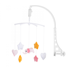 Chipolino Chipolino Zenélő forgó - Pink elephant bébijáték kiságyra