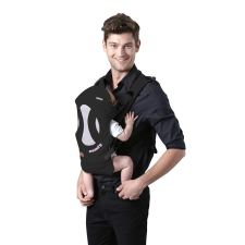 Chipolino Comfy kenguru - Black/pink babahordozó kendő, háti hordozó