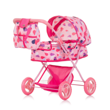 Chipolino Dora játék babakocsi - Hearts játék babakocsi