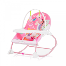 Chipolino Enjoy rezgő-zenélő pihenőszék 9 kg-ig - Pink pihenőszék, bébifotel