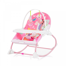 Chipolino Enjoy rezgő-zenélő pihenőszék 9 kg-ig - Pink pihenőszék, bébifotel