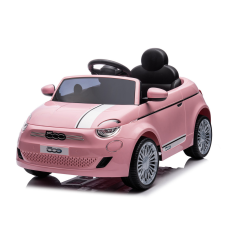 Chipolino Fiat 500 elektromos autó - pink elektromos járgány