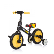 Chipolino Max Bike bicikli segédkerékkel - Yellow tricikli