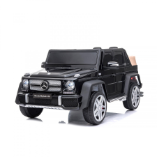 Chipolino Mercedes Maybach G650 elektromos autó bőr üléssel - fekete elektromos járgány