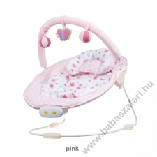 Chipolino Party pink rezgő-zenélő pihenőszék pihenőszék, bébifotel