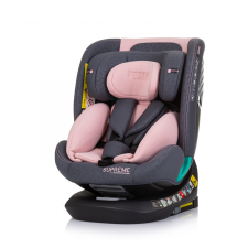  Chipolino Supreme autósülés Isofix 40-150cm - Flamingo gyerekülés