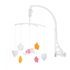 Chipolino Zenélő forgó - Pink elephant éjjeli fény