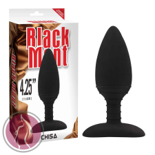 Chisa Novelties Anal Libido - szilikon, akkus, letapasztható, vízálló anál vibrátor - 12,2 cm (fekete) anál