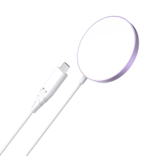 CHOETECH mágneses vezeték nélküli töltő 15W MagSafe iPhone 12/13/14 rózsaszín (T518-F-PK) mobiltelefon kellék