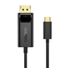 CHOETECH USB-C to Display Port cable Choetech XCP-1801BK, unidirectional, 4K, 1.8m (black) kábel és adapter