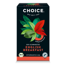 Choice Bio choice angol reggeli fekete filteres tea 20db gyógytea