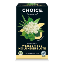  Choice bio fehér tea bodzavirággal 36 g tea
