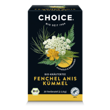  Choice bio gyógynövény tea édeskömény, ánizs és kömény 40 g reform élelmiszer
