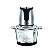  Chopper Rosberg R51111E, 500W, 3L, 2-speed, glass bowl, Black/Silver konyhai eszköz