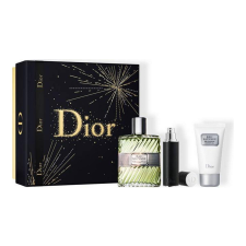 Christian Dior Eau Sauvage SET: EDT 100ml + EDT 10ml + tusfürdő gél 50ml kozmetikai ajándékcsomag