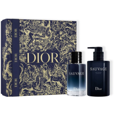 Christian Dior Sauvage, SET: edt 100 ml + tusfürdő gél 250 ml kozmetikai ajándékcsomag