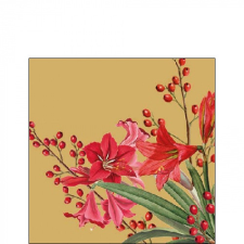 Christmas Bouquet Gold papírszalvéta 25x25cm, 20db-os konyhai eszköz