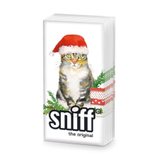 Christmas Kitty papírzsebkendő, 10db-os higiéniai papíráru