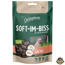 Christopherus Dog Jutalomfalat Grain Free Soft-Im-Biss Lazac 125g jutalomfalat kutyáknak