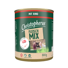 Christopherus Dog konzerv meat mix marha 800g kutyaeledel