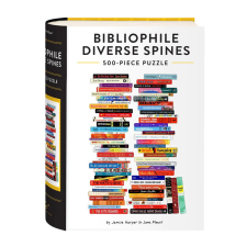 Chronicle Books puzzle Bibliophile Diverse Spines 500 db puzzle, kirakós