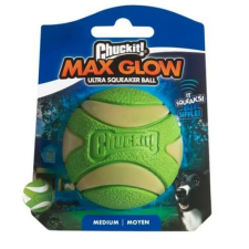  Chuckit Max Glow Ultra Squeaker Labda (M) játék kutyáknak