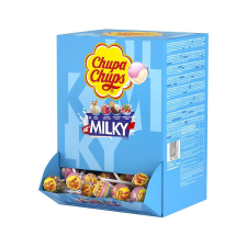 Chupa Chups Milky nyalóka papírdobozban - 1200 g (100 x 12 g) csokoládé és édesség