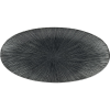 Churchill »Agano« »Fekete« lapos tányér, ovális, hossza: 347 mm, szélessége: 173 mm