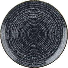 Churchill »Homespun« »Charcoal Black« lapos tányér, coup, ø: 217 mm tányér és evőeszköz