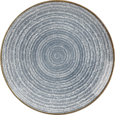 Churchill »Homespun« »Slate Blue« lapos tányér, coup, Ø: 260 mm tányér és evőeszköz