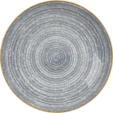 Churchill »Homespun« »Slate Blue« Mély tányér, coup, ø: 248 mm tányér és evőeszköz