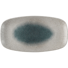 Churchill »Raku« »Agate Topaz« lapos tányér, hossza: 355 mm tányér és evőeszköz