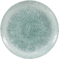 Churchill »Raku« »Jade green« lapos tányér, coup, ø: 217 mm tányér és evőeszköz