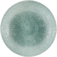 Churchill »Raku« »Jade green« lapos tányér, coup, ø: 260 mm tányér és evőeszköz