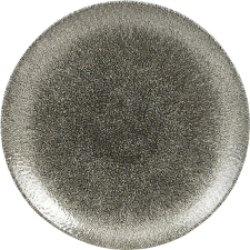 Churchill »Raku« »Quartz Black« lapos tányér, coup, ø: 260 mm tányér és evőeszköz