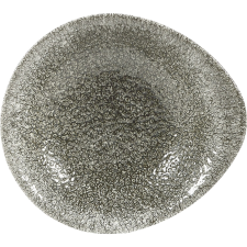Churchill »Raku« »Quartz Black« mély tányér, coup, hossza: 160 mm, szélessége: 145 mm tányér és evőeszköz